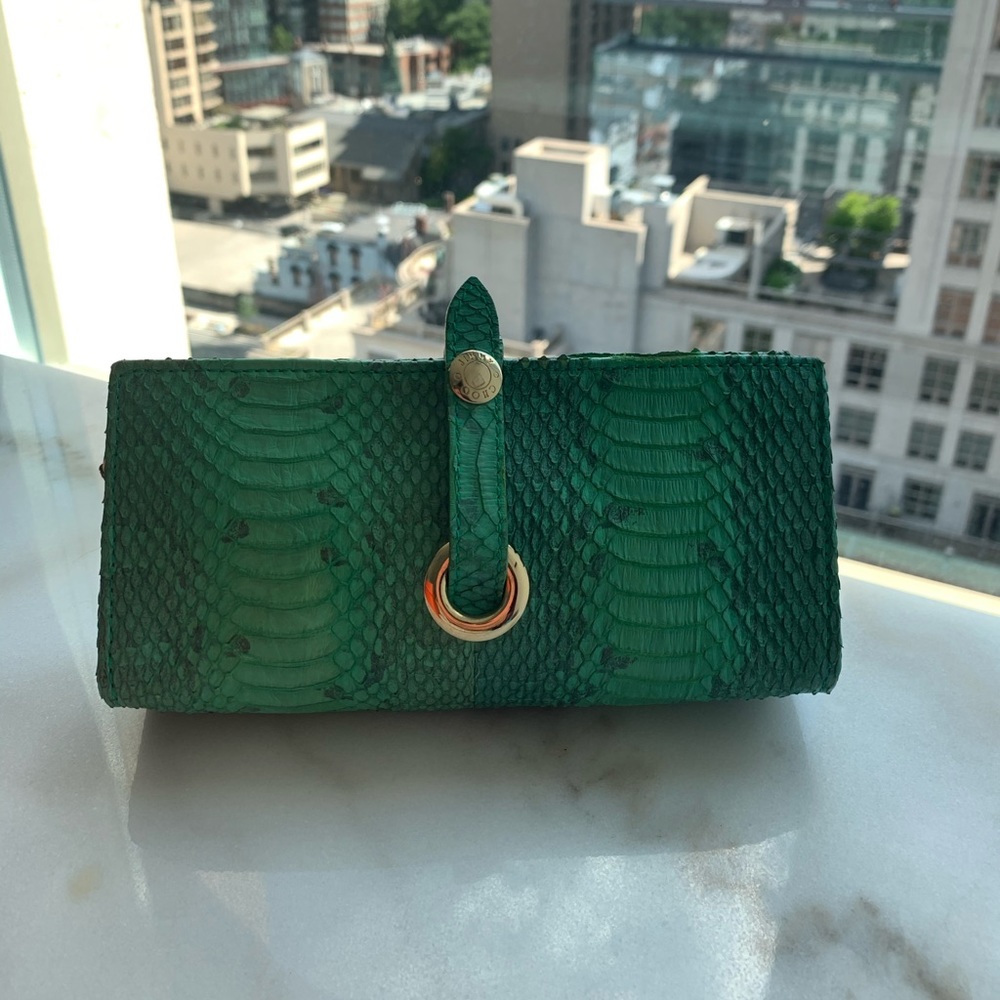Jimmy Choo Python clutch